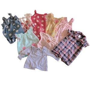 Baby Girl Bundle 6-9 Months 9 ct